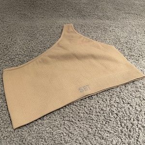 Set Active Ribbed One Shoulder Bra - Amethyst